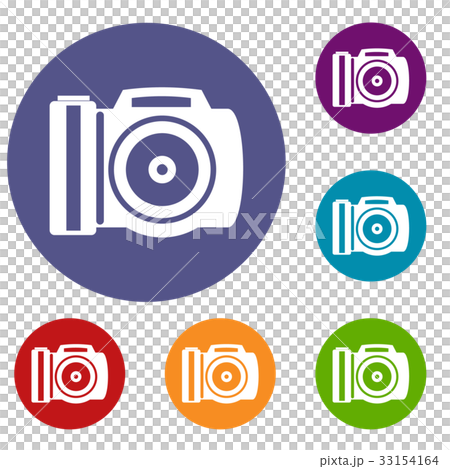 Camera icons set Camera icons set 33154164