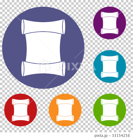Scroll icons set Scroll icons set 33154258