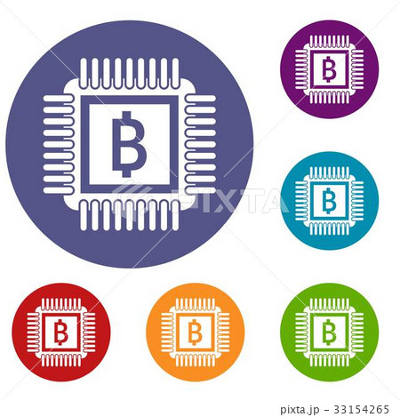 Chip icons set 33154265