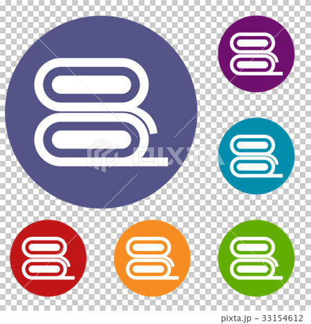 Fabric icons set 33154612