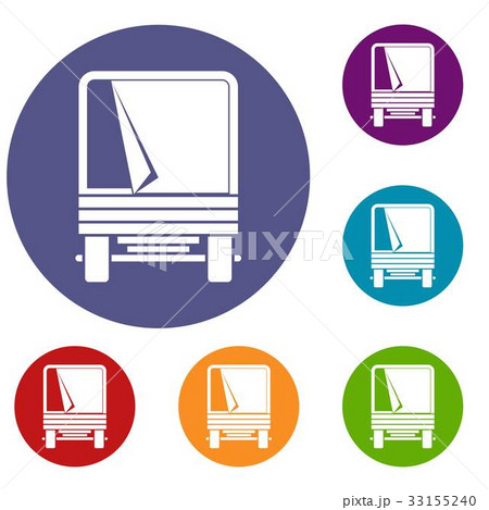 Truck icons set 33155240