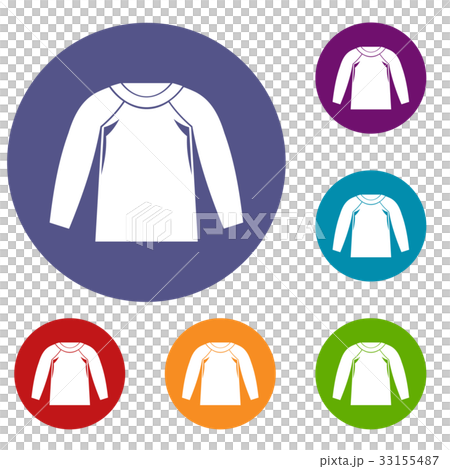 Sports jacket, icons set Sports jacket, icons set 33155487