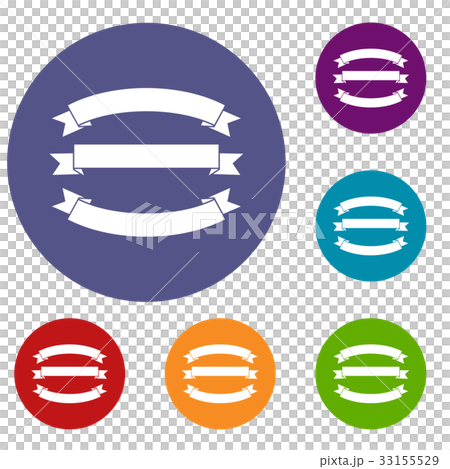 Ribbons icons set - Stock Illustration [33155529] - PIXTA