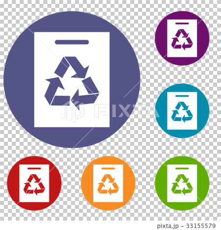 Recycling icons set Recycling icons set 33155579