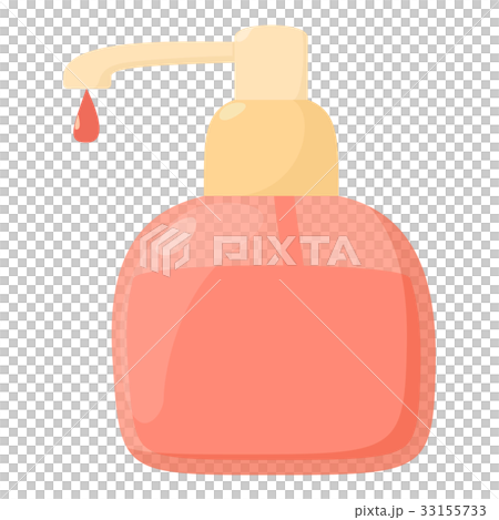Liquid soap icon, cartoon style Liquid soap icon, cartoon style 33155733