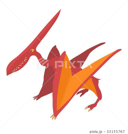 Pterodactyl icon, cartoon style 33155767