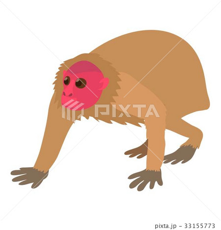 Bald wakari icon, cartoon style 33155773