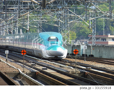 JR東日本 福島駅を通過するE5系 はやぶさ JR東日本 福島駅を通過するE5系 はやぶさ 33155918