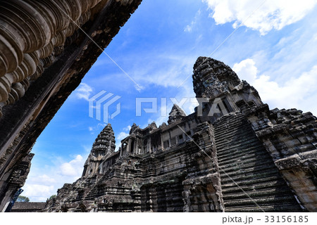 Angkor Wat is a temple complex in Cambodia  33156185