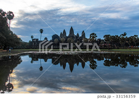 Angkor Wat is a temple complex in Cambodia  33156359