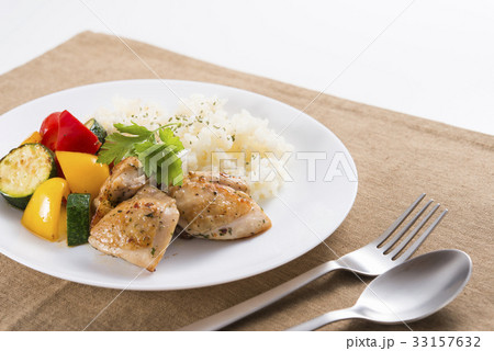 バジルチキンのランチプレート バジルチキンのランチプレート 33157632