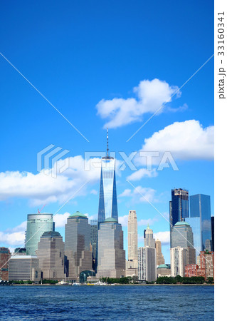 マンハッタンのビル群 33160341