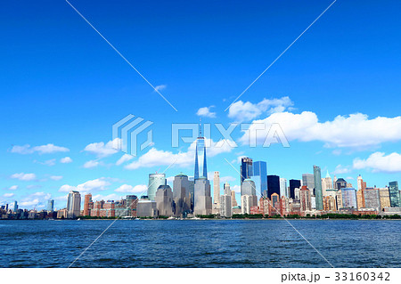 マンハッタンのビル群 33160342