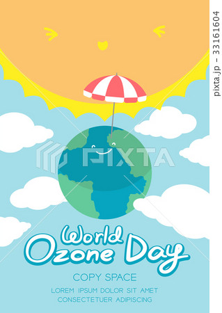 World Ozone Day 16 September Vertical Banner Setのイラスト素材