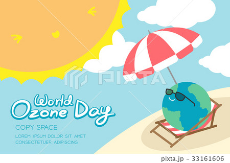 World Ozone Day 16 September horizon Banner set World Ozone Day 16 September horizon Banner set 33161606