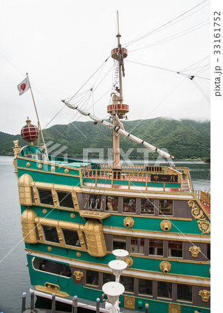 芦ノ湖畔の海賊船 箱根 神奈川県 芦ノ湖畔の海賊船 箱根 神奈川県 33161752