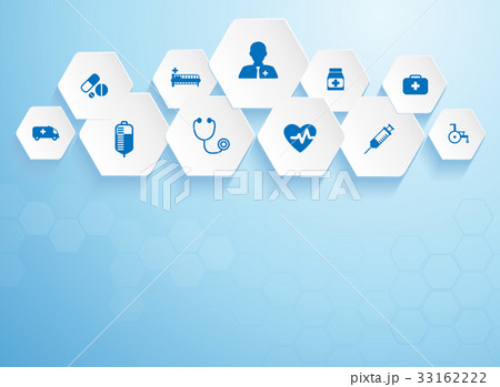 Medical background and icons Medical background and icons 33162222