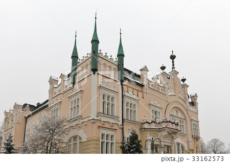 Rzeszow winter art nouveau architecture, Poland 33162573