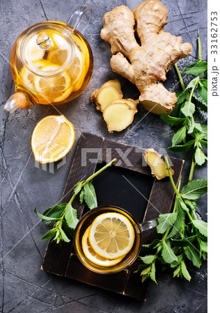 ginger, mint and tea ginger, mint and tea 33162753