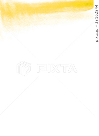 Card with yellow watercolor painting for design.  33162844