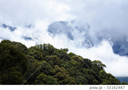 山背景 山の風景 林 33162987