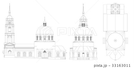 The temple of the Russian Orthodox Church, a 33163011