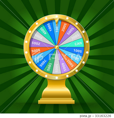 Wheel of fortune isolated Wheel of fortune isolated 33163226