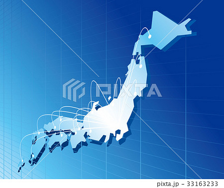 japan Map Network Vector japan Map Network Vector 33163233