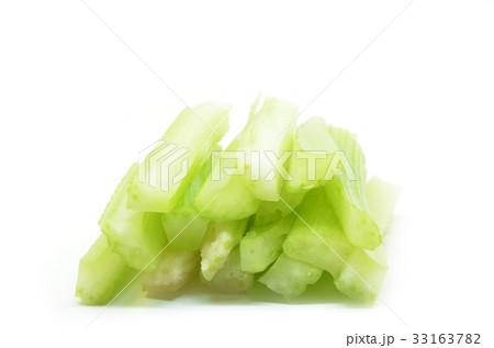 Cutting fresh bunch of celery Cutting fresh bunch of celery 33163782