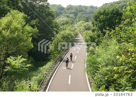 エルフィンロード(北広島サイクリングロード)風景 エルフィンロード(北広島サイクリングロード)風景 33164763