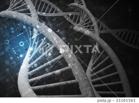 DNA molecules background 33165563