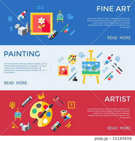 Digital vector blue red artist Digital vector blue red artist 33165659