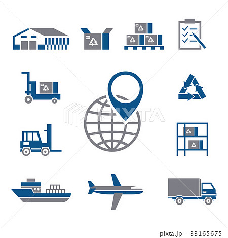 Digital vector silver blue 33165675