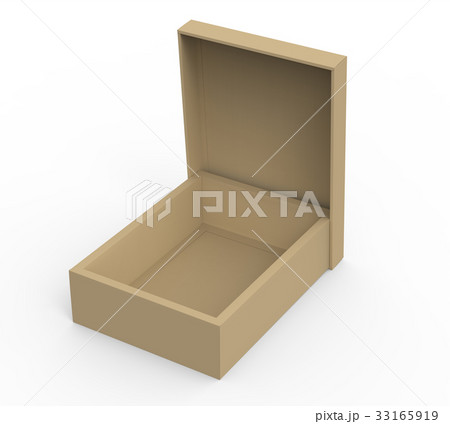 Brown cardboard box mockup 33165919
