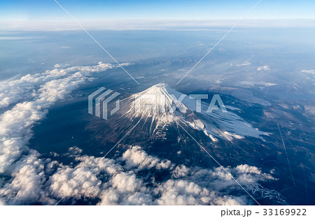 夕暮れ迫る富士 夕暮れ迫る富士 33169922