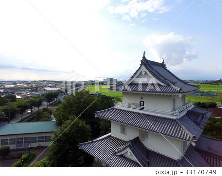 騎西城 空撮 ドローン 埼玉県 騎西町 騎西城 空撮 ドローン 埼玉県 騎西町 33170749