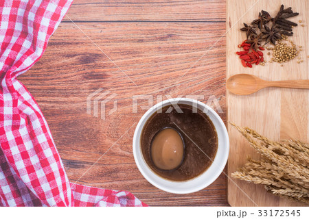 Pork and egg stewed in the gravy. Pork and egg stewed in the gravy. 33172545