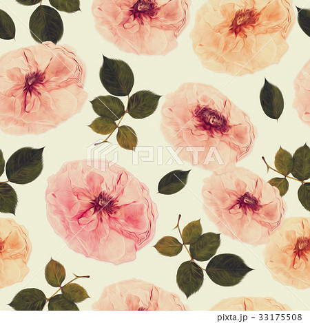 Rose flowers pattern 33175508