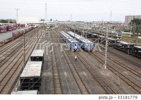 熊谷貨物ターミナル駅に留置中の14系東武車 熊谷貨物ターミナル駅に留置中の14系東武車 33181779