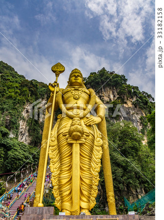 バトゥ洞窟　ムルガン神像　マレーシア　クアラルンプール　 33182158