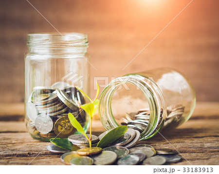 Business finance and saving money concept. 33183913