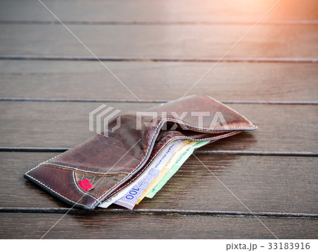 lost money concept, copy space on top. 33183916