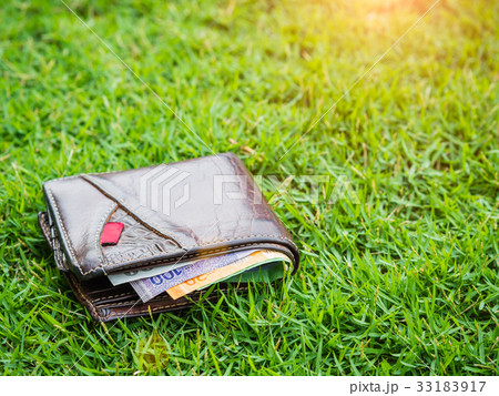 lost money concept, copy space on top. 33183917