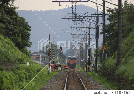 走り去る上越線高崎口の115系電車 33187166