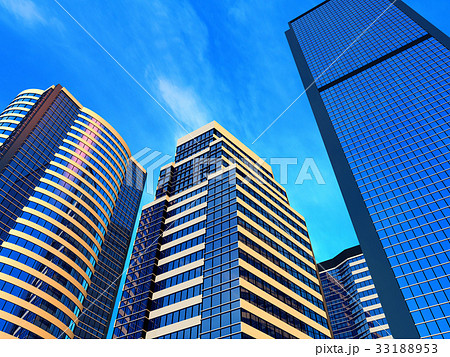Modern business buildings Modern business buildings 33188953