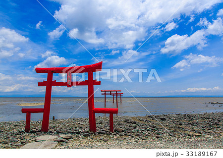海中鳥居　佐賀県　太良町 33189167