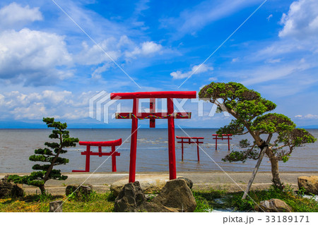海中鳥居 佐賀県 太良町 海中鳥居 佐賀県 太良町 33189171