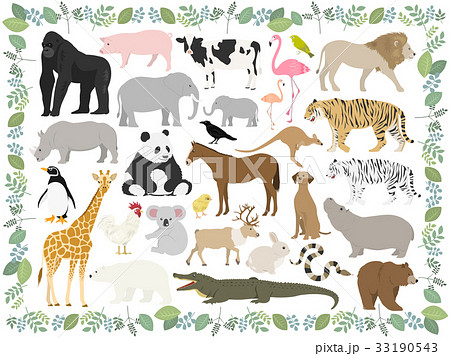 動物のイラストセット 33190543