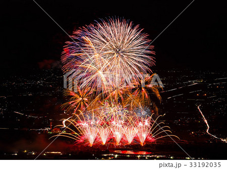 長野県　安曇野市　花火大会 33192035