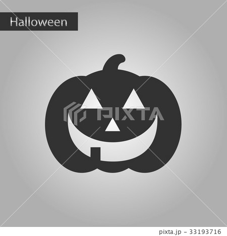 black and white style icon halloween pumpkin black and white style icon halloween pumpkin 33193716